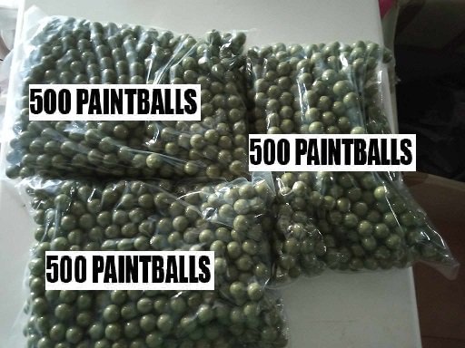 PAINTBALLS 1.500 UNIDADES CAL 68 - *ENVIO GRATIS.